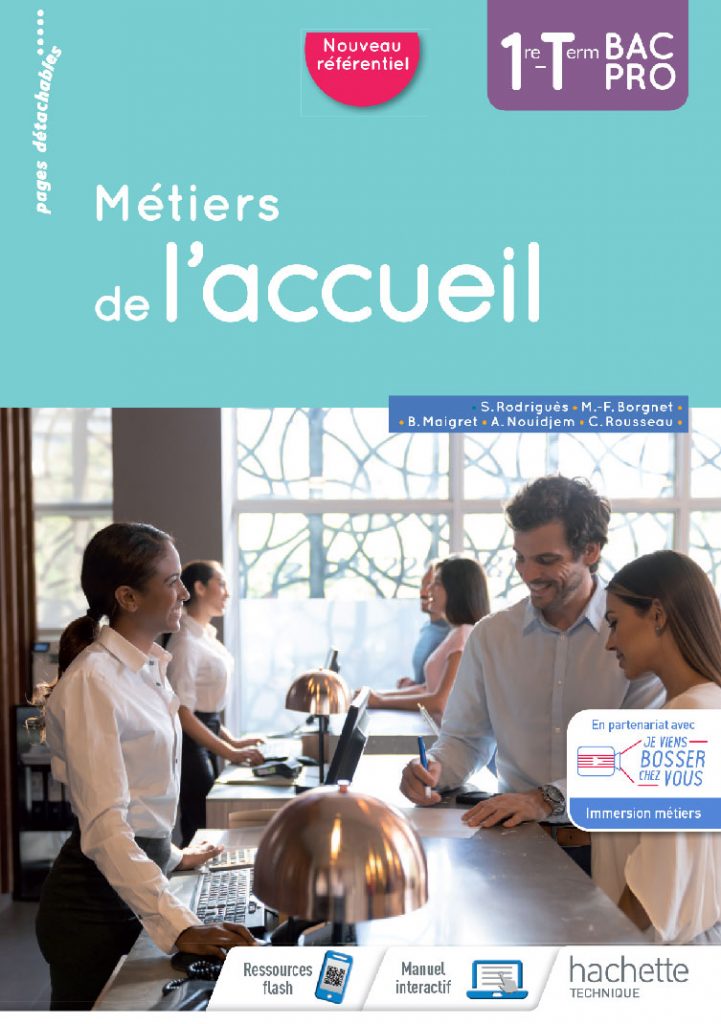 1re / tle - Métiers de l'accueil Bac Pro - livre élève (site élève)