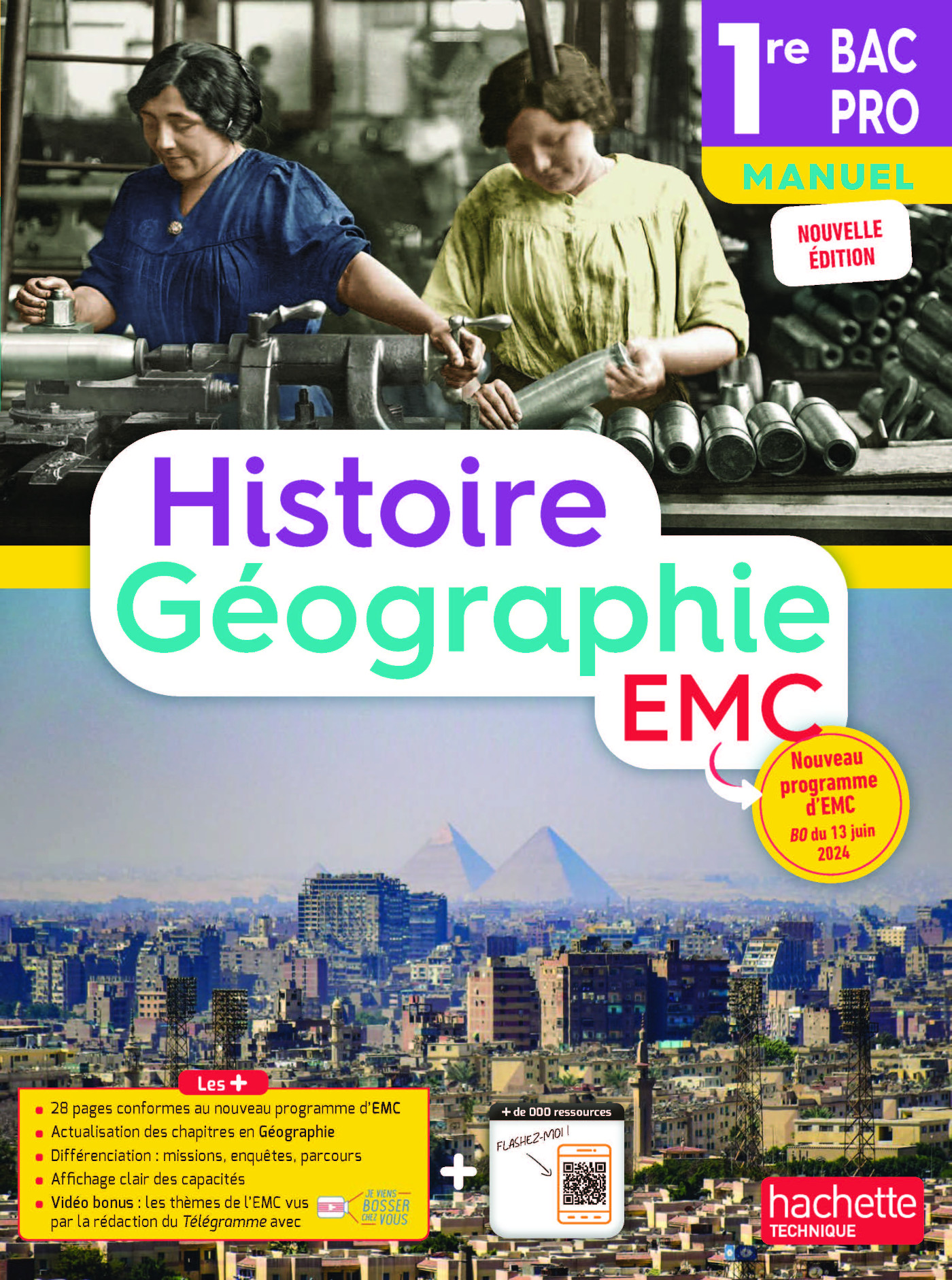 Histoire-Géographie-EMC-1re Bac Pro (manuel)
