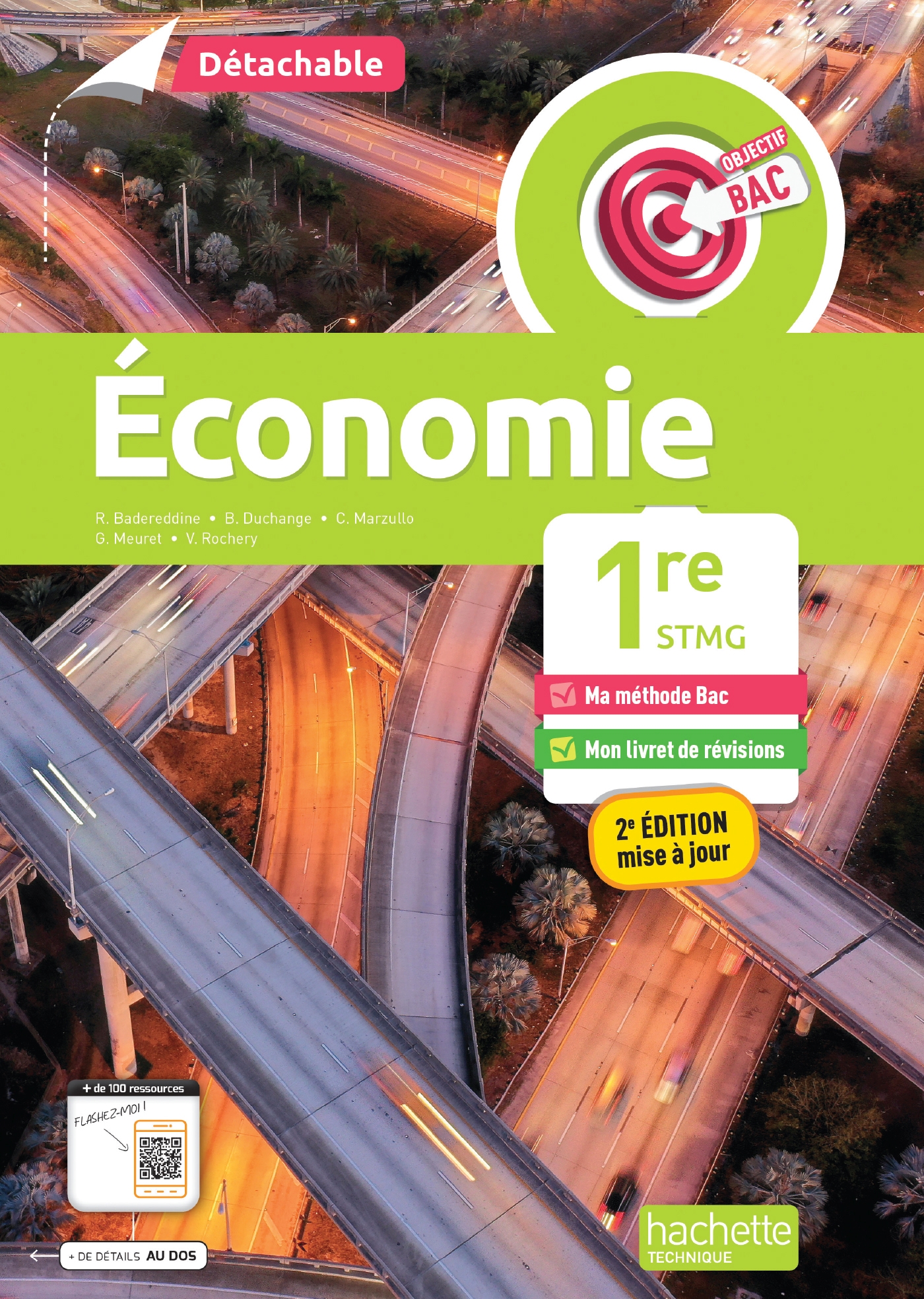 Objectif Bac Economie 1re STMG (détachable) - Éd. 2025